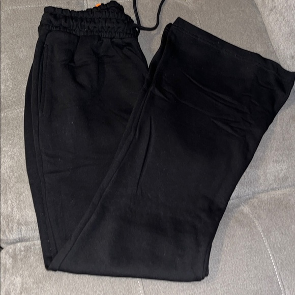 Women's Black Track Pants - Picture 8 of 11
